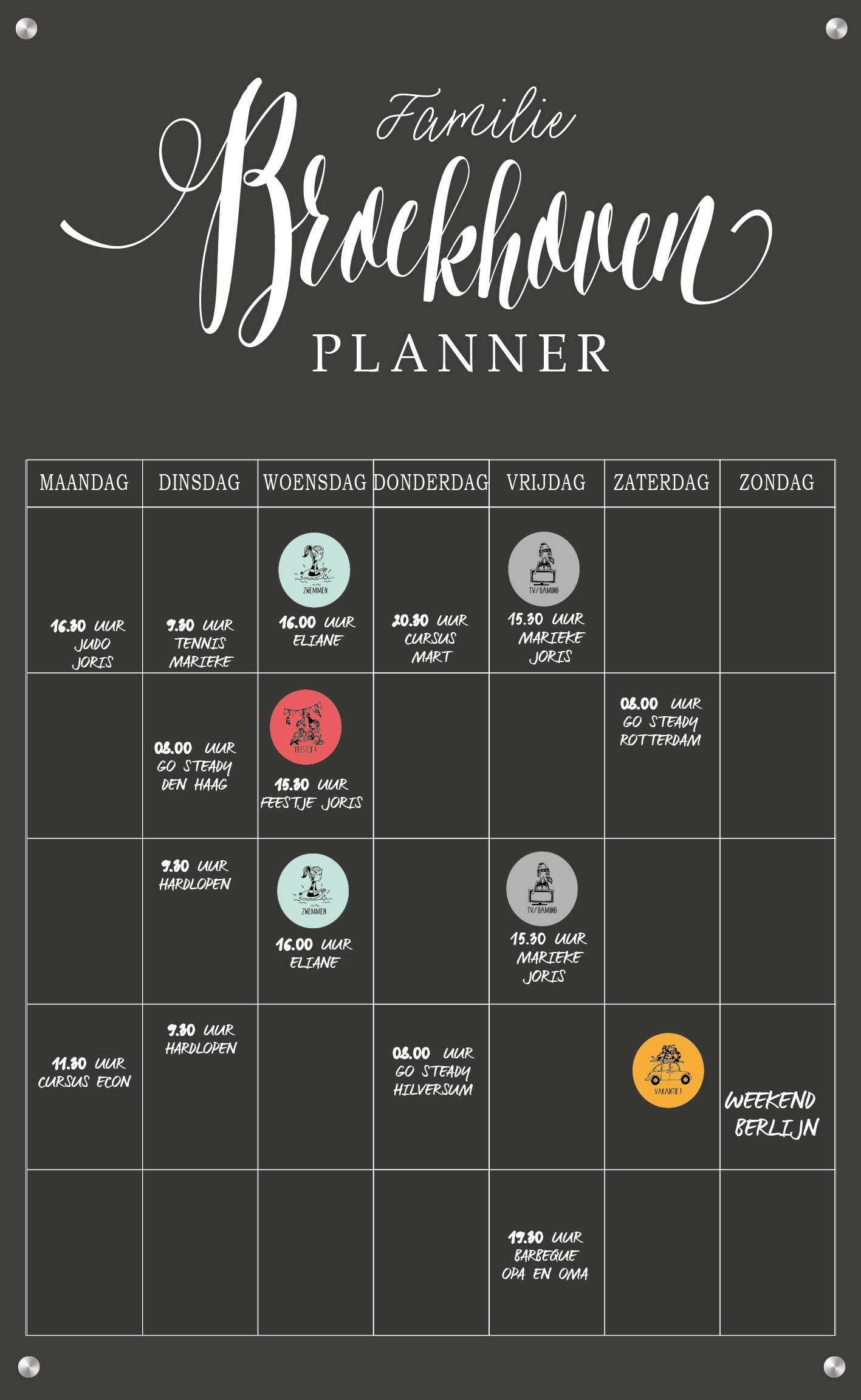 weekplanner/planbord/familieplanner > Favorietje