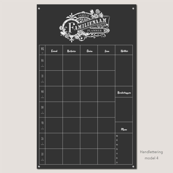 Planbord Handlettering Staand - Afbeelding 4