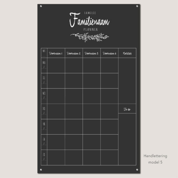 Planbord Handlettering Staand - Afbeelding 5