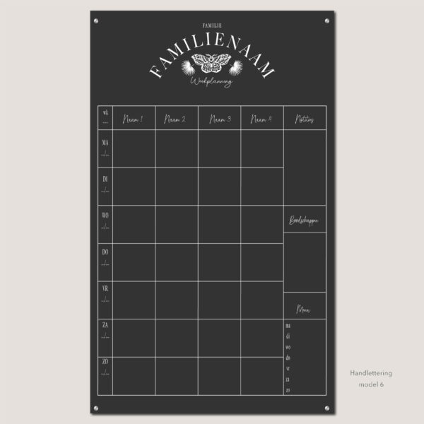Planbord Handlettering Staand - Afbeelding 6
