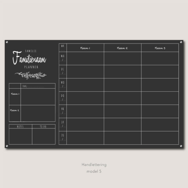 Planbord Handlettering Liggend - Afbeelding 5